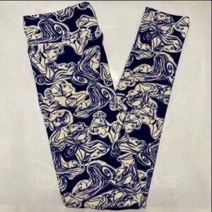 Disney x lularoe princess sketch leggings OS